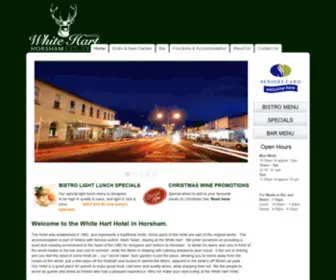 Whiteharthorsham.com.au(White Hart Hotel Horsham) Screenshot