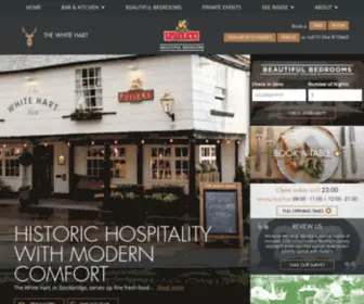 Whitehartstockbridge.co.uk(The White Hart) Screenshot