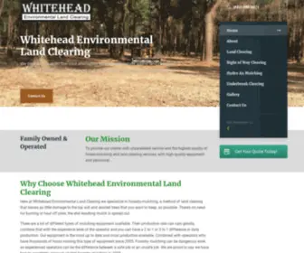 Whiteheadlandclearing.com(Whitehead Enviornmental Land Clearing) Screenshot