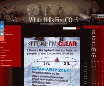 Whitehillsfireco.org(White Hills Fire Company of Shelton) Screenshot