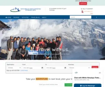 Whitehimalaya.com(White Himalaya) Screenshot