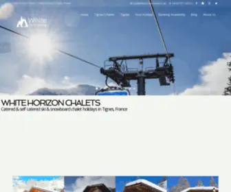 Whitehorizonchalets.co.uk(White Horizon Chalets Tignes) Screenshot