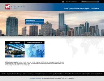 Whitehorsecapital.com(WhiteHorse Capital Direct Lending) Screenshot