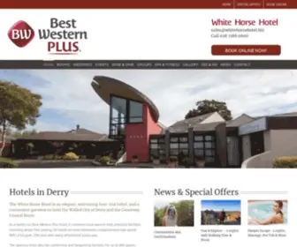 Whitehorsehotel.biz(The 4 Star Best Western White Horse Hotel; the ideal choice among hotels in Derry) Screenshot