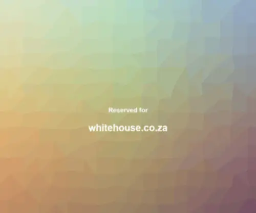 Whitehouse.co.za(Whitehouse) Screenshot