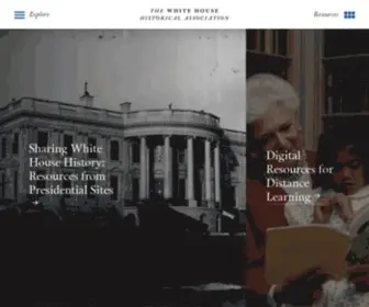 Whitehousehistory.org(The White House Historical Association) Screenshot