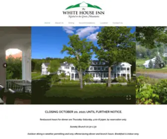 Whitehouseinnvt.com(White House Inn Vermont) Screenshot