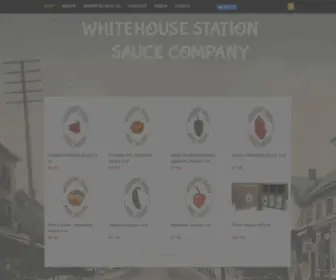 Whitehousesauce.com(Whitehouse Station sauce) Screenshot