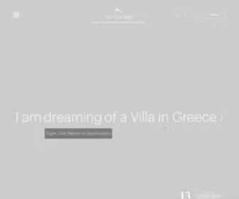Whitekeyvillas.com(Villas in Greece) Screenshot