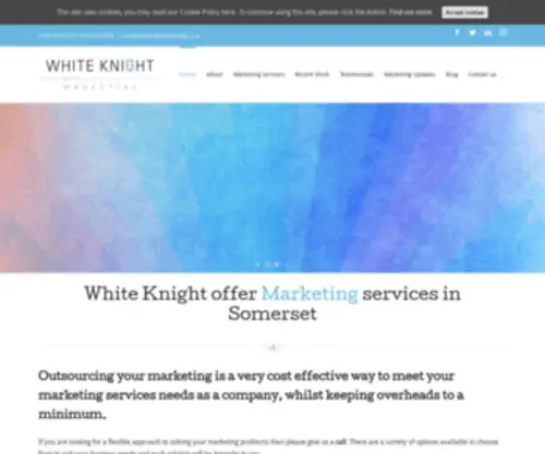 Whiteknightmarketing.co.uk(White Knight) Screenshot