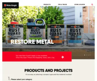 Whiteknightpaints.com.au(White Knight) Screenshot