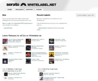 Whitelabel.net(The Serato Whitelabel Delivery Network) Screenshot