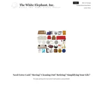 Whitelephant.com(The White Elephant) Screenshot