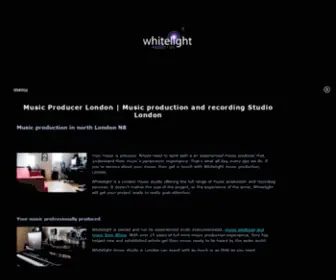 Whitelightproduction.com(Music Producer London) Screenshot