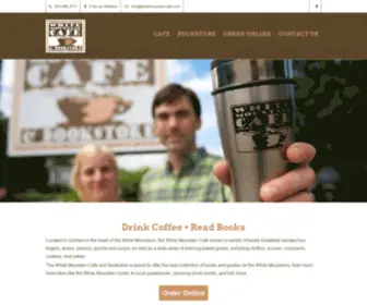 Whitemountaincafe.com(White Mountain Cafe & Bookstore) Screenshot