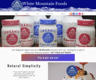 Whitemountainfoods.com(White Mountain Pure Foods Company) Screenshot