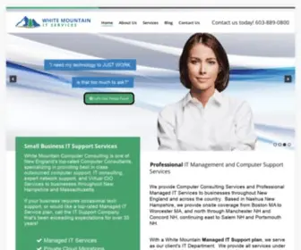 Whitemtn.com(Outsourced IT Services & Computer Support) Screenshot