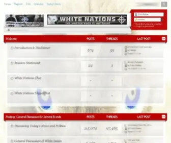 Whitenations.com(White Nations Forum) Screenshot