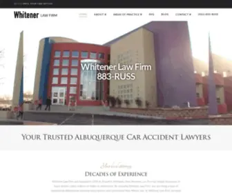 Whitenerlaw.com(Whitener Law Firm) Screenshot