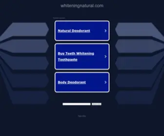 Whiteningnatural.com(Whiteningnatural) Screenshot