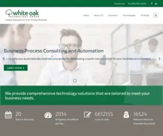 Whiteoaktg.com(White Oak Technology Group) Screenshot