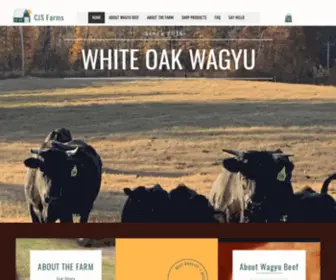 Whiteoakwagyu.com(Mysite) Screenshot