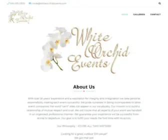 Whiteorchidevents.com(White Orchid Events) Screenshot