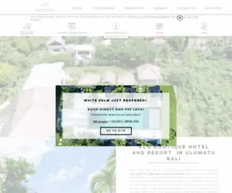 Whitepalmhotelbali.com(White Palm Hotel) Screenshot