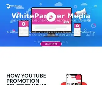 Whitepantherenterprises.com(Youtube Promotion) Screenshot