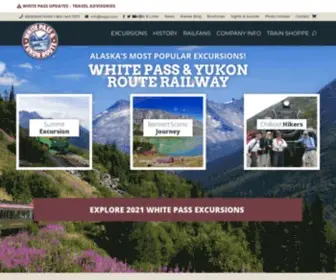 Whitepassrailroad.com(Book Alaska Shore Excursions with White Pass & Yukon Route Railway) Screenshot