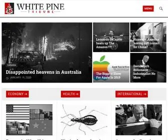 Whitepinetribune.com(White Pine Tribune) Screenshot