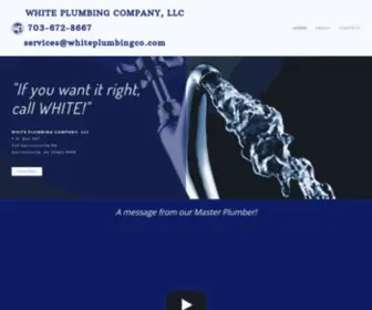 Whiteplumbingco.com(White Plumbing Company LLC) Screenshot