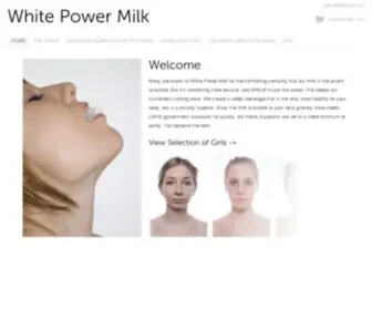 Whitepowermilk.com(White Power Milk) Screenshot