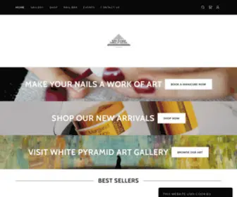 Whitepyramidgallery.com(WHITE PYRAMID GALLERY AND NAIL BAR) Screenshot