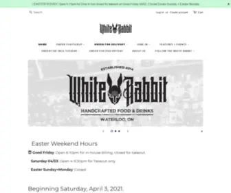 Whiterabbitwaterloo.com(White Rabbit) Screenshot