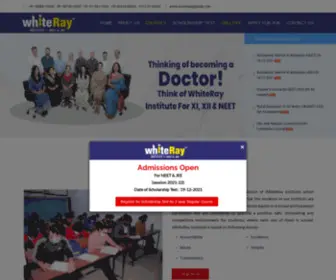 Whiterayinstitute.com(NEET) Screenshot