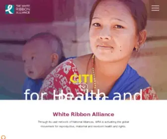 Whiteribbonalliance.org(The White Ribbon Alliance (WRA)) Screenshot