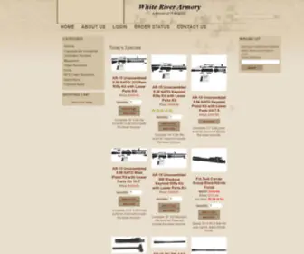 Whiteriverarmory.com(White River Armory) Screenshot