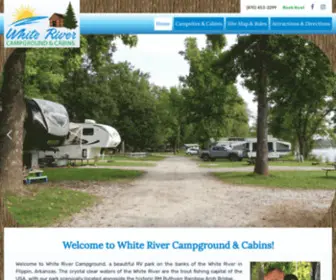 Whiterivercamping.com(White River Campground and Cabins) Screenshot