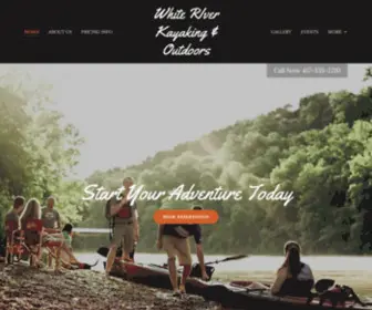 Whiteriverkayaking.com(White River Kayaking & Outdoors) Screenshot