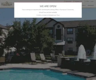 Whiterockapts.com(Apartments in San Antonio) Screenshot