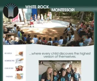 Whiterockmontessori.org(White Rock Montessori) Screenshot