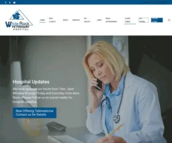 Whiterockvet.com(White Rock Veterinary hospital in Pflugerville) Screenshot