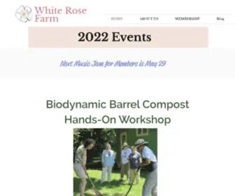 Whiterosefarm.com(White Rose Farm) Screenshot