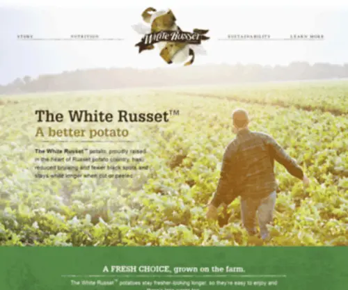 Whiterusset.com(The White Russet) Screenshot