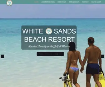 Whitesandsbeachresort.com(White Sands Beach Resort) Screenshot