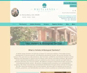 Whitesandsdentistry.com(Holistic Dentist Florida) Screenshot