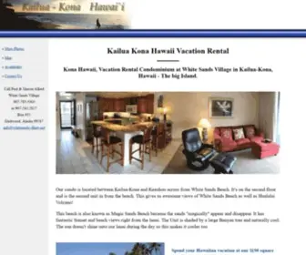 Whitesandsvillage.net(Kona Hawaii Vacation Rental) Screenshot