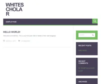 Whitescholar.com(Scholarships) Screenshot