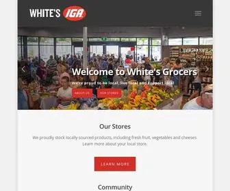 Whitesgrocers.com.au(White's Grocers) Screenshot